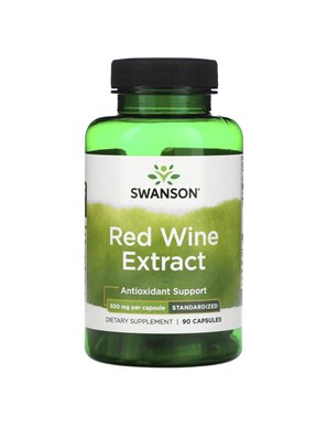 Swanson, Red Wine Extract, 500mg, 90 Capsules