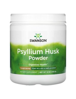 Swanson, Proszek z Łupin Psyllium, 12 uncji (340 g)