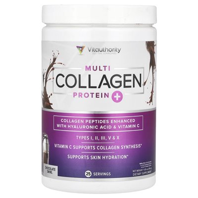 Vitauthority, Multi Colagen Protein, Chocolate Swirl, 11,15 uncji (316 g)