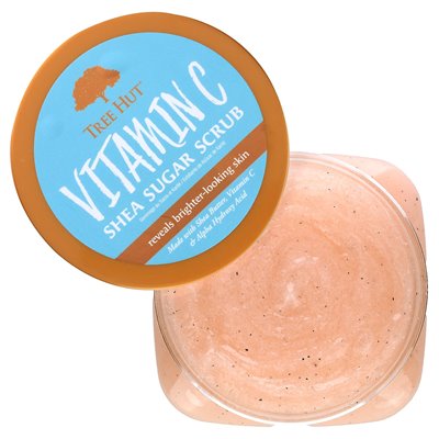 Tree Hut, Shea Sugar Scrub, witamina C, 18 uncji (510 g) Tree Hut, Shea Sugar Scrub, witamina C, 18 uncji (510 g)