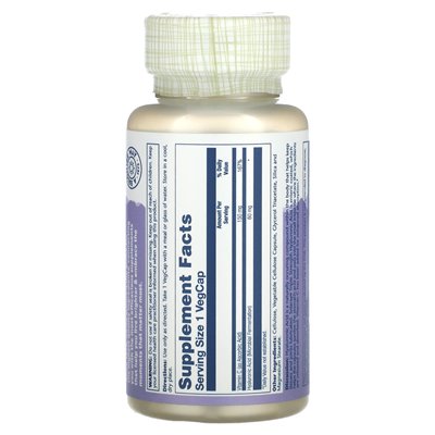 Solaray, powleczony jelitami kwas hialuronowy, potrójna wytrzymałość, 60 mg, 30 Vegcaps