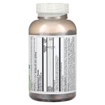 Solaray, Leinsamenöl, 1000 mg, 240 Softgelkapseln (333 mg pro Softgelkapsel)
