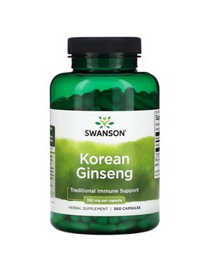 Swanson, Korean Ginseng, 250mg, 300 Capsules Swanson, Korean Ginseng, 250mg, 300 Capsules