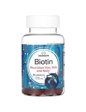 Swanson, Biotin, Blueberry, 60 Gummies Swanson, Biotin, Blueberry, 60 Gummies