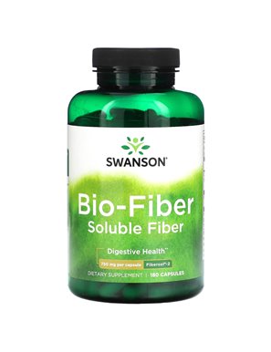 Swanson, Bio-Włókno, 750 mg, 180 Kapsułek Swanson, Bio-Włókno, 750 mg, 180 Kapsułek