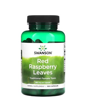 Swanson, Rote Himbeerblätter, 380 mg, 100 Kapseln Swanson, Rote Himbeerblätter, 380 mg, 100 Kapseln