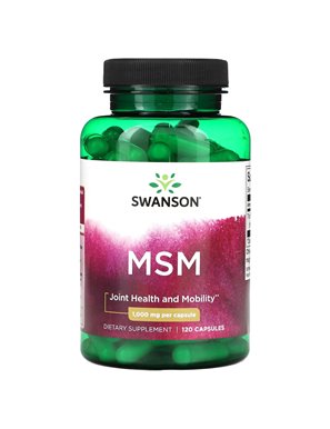 Swanson, MSM, 1000mg, 120 Capsules