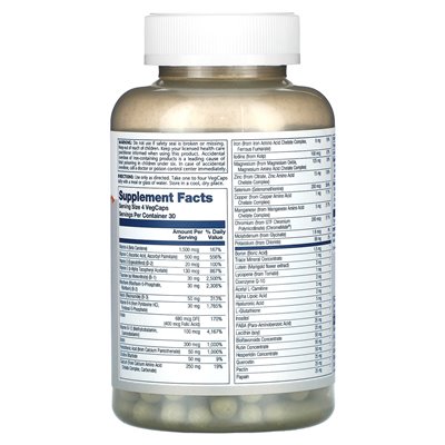 Solaray, Spectro, multiwitamina, 120 Vegcaps