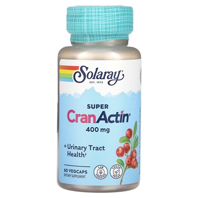 Solaray, Super Cranactin mit Kräuterunterstützungsmischung, 400 mg, 60 vegetarische Kapseln