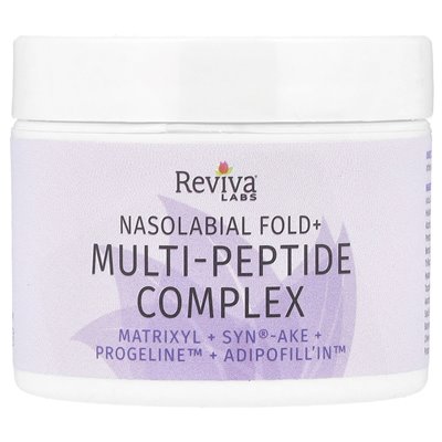 Reviva Labs, Fold Nasolabial+, kompleks multi-peptydowy, 2 uncje (55 g) Reviva Labs, Fold Nasolabial+, kompleks multi-peptydowy, 2 uncje (55 g)