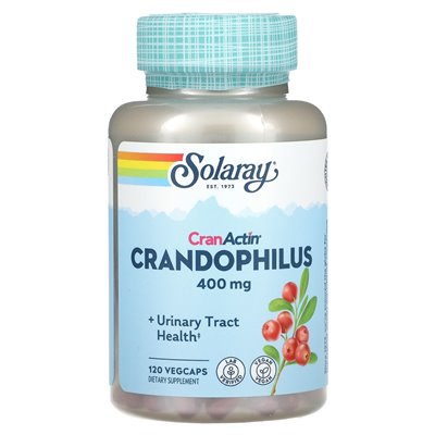 Solaray, Cranactin, Crandophilus, 400 mg, 120 Vegcaps (200 mg na kapsułkę) Solaray, Cranactin, Crandophilus, 400 mg, 120 Vegcaps (200 mg na kapsułkę)
