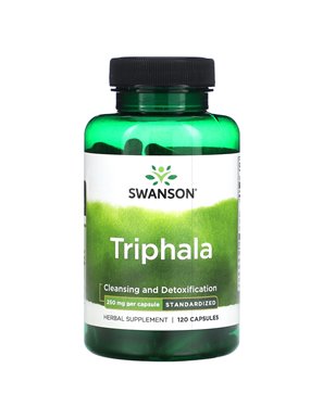 Swanson, Triphala, Compensated, 250 mg, 120 Capsules Swanson, Triphala, Compensated, 250 mg, 120 Capsules