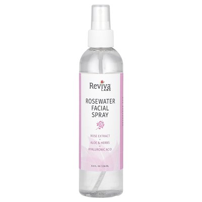 Reviva Labs, Rosenwasser-Gesichtsspray, normale bis trockene Haut, 8 fl oz (236 ml)
