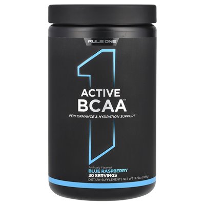 Reguła jeden białka, aktywne BCAA, niebieska malina, 13,76 uncji (390 g) Reguła jeden białka, aktywne BCAA, niebieska malina, 13,76 uncji (390 g)