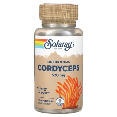 Solaray, Cordyceps-Pilze, 520 mg, 100 vegetarische Kapseln