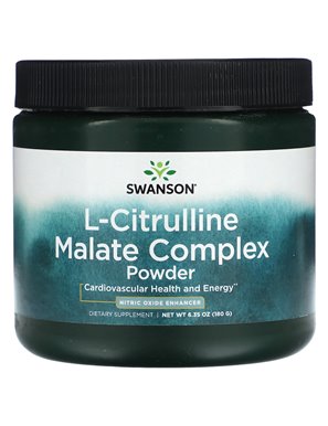 Swanson, L-Citrullin-Malat-Komplex-Pulver, 6,35 oz (180 g) Swanson, L-Citrullin-Malat-Komplex-Pulver, 6,35 oz (180 g)