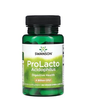Swanson, ProLacto Acidophilus, 4 Billion CFU, 60 Veggie EMBO Caps Swanson, ProLacto Acidophilus, 4 Billion CFU, 60 Veggie EMBO Caps