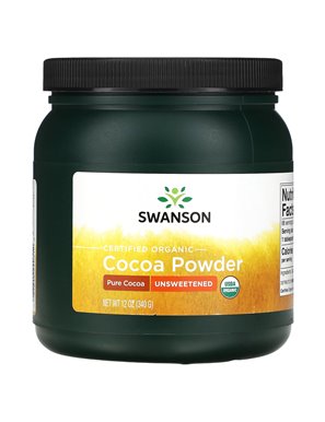 Swanson, Certyfikowana Eko Kakaowa, Niesłodzona, 12 uncji (340 g) Swanson, Certyfikowana Eko Kakaowa, Niesłodzona, 12 uncji (340 g)