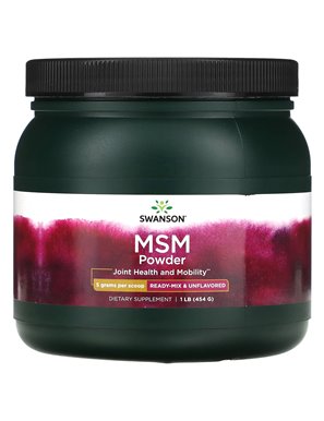 Swanson, MSM Powder, Ready-Mix & Unflavored, 5 g, 1 lb (454 g) Swanson, MSM Powder, Ready-Mix & Unflavored, 5 g, 1 lb (454 g)