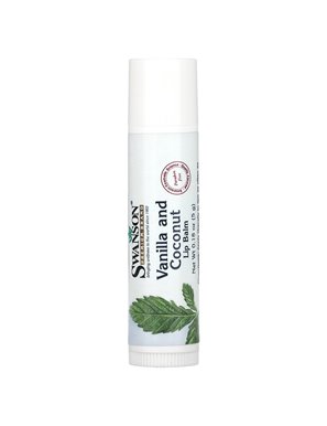 Swanson, Lippenbalsam, Vanille und Kokosnuss, 0,18 oz (5 g) Swanson, Lippenbalsam, Vanille und Kokosnuss, 0,18 oz (5 g)