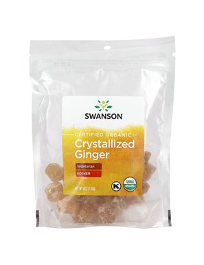 Swanson, Certified Organic Crystallized Ginger, 60 oz (170 g) Swanson, Certified Organic Crystallized Ginger, 60 oz (170 g)