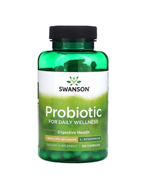 Swanson, Probiotika, 1 Milliarde KBE, 120 Kapseln Swanson, Probiotika, 1 Milliarde KBE, 120 Kapseln