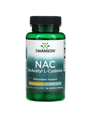 Swanson, NAC, N-Acetyl L-Cystein, 600 mg, 60 vegetarische Kapseln Swanson, NAC, N-Acetyl L-Cystein, 600 mg, 60 vegetarische Kapseln