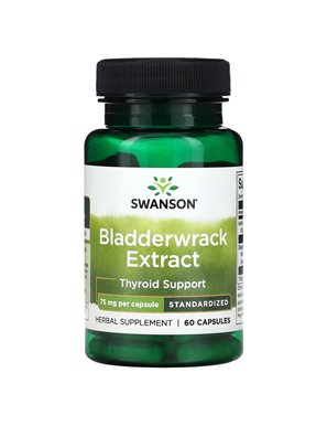 Swanson, Blasentang-Extrakt, 75 mg, 60 Kapseln Swanson, Blasentang-Extrakt, 75 mg, 60 Kapseln