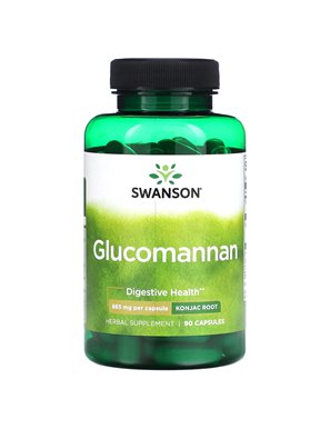 Swanson, Glukomannan, 665 mg, 90 Kapsułek