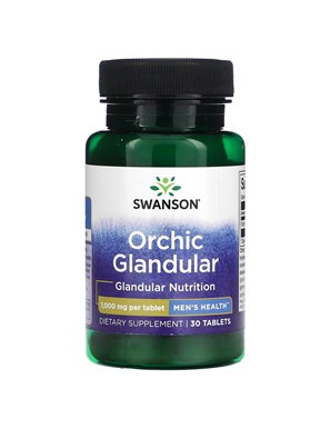 Swanson, Orchitic Glands, Männergesundheit, 1.000 mg, 30 Tabletten