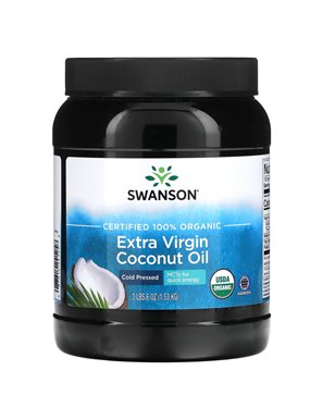 Swanson, Certyfikowany 100% Organiczny Ekstra Oliwa z Większości Kokosowej, 3 funty 6 uncji (1,53 kg) Swanson, Certyfikowany 100% Organiczny Ekstra Oliwa z Większości Kokosowej, 3 funty 6 uncji (1,53 kg)