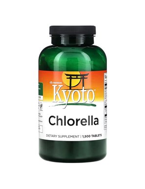Swanson, Kyoto Chlorella, 1500 tabletek