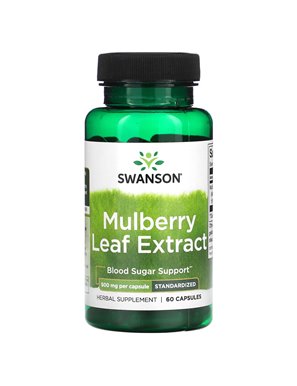 Swanson, Mulberry Leaf Extract, 500mg, 60 Capsules