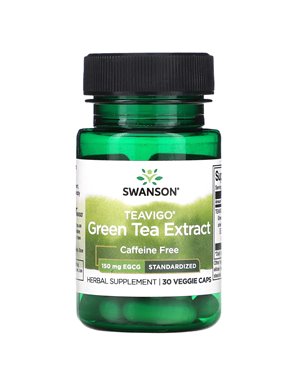 Swanson, Teavigo Green Tea Extract, 150mg, 30 Vegetarian Capsules Swanson, Teavigo Green Tea Extract, 150mg, 30 Vegetarian Capsules