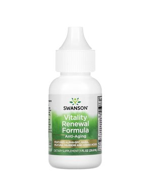 Swanson, Vitality Renewal Formula, Vitalitätserneuerungsformel, 29,6 ml Swanson, Vitality Renewal Formula, Vitalitätserneuerungsformel, 29,6 ml