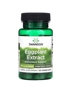 Swanson, Auberginenextrakt, 450 mg, 30 vegetarische Kapseln Swanson, Auberginenextrakt, 450 mg, 30 vegetarische Kapseln