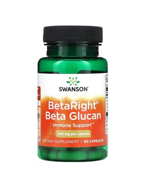 Swanson, BetaRight, Beta-Glucan, 250 mg, 60 Kapseln