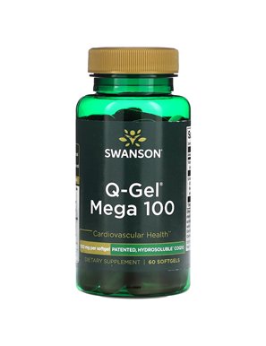 Swanson, Q-Gel Mega 100, 100 mg, 60 Softgeli