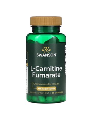 Swanson, L-Carnitine Fumarate, 450mg, 60 Capsules Swanson, L-Carnitine Fumarate, 450mg, 60 Capsules