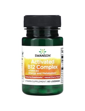 Swanson, Active B12 Complex, Natural Cherry, 60 lozenges Swanson, Active B12 Complex, Natural Cherry, 60 lozenges