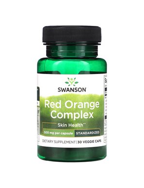 Swanson, Czerwony Pomarańczowy Kompleks, 500 mg, 30 Wegetariańskich Kapsułek Swanson, Czerwony Pomarańczowy Kompleks, 500 mg, 30 Wegetariańskich Kapsułek