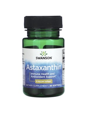 Swanson, Astaksantyna, 8 mg, 30 Softgeli Swanson, Astaksantyna, 8 mg, 30 Softgeli