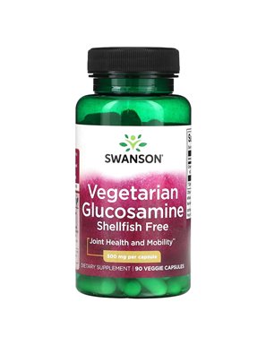 Swanson, Wegetariańska Glukozamina, 500 mg, 90 Wegańskich Kapsułek Swanson, Wegetariańska Glukozamina, 500 mg, 90 Wegańskich Kapsułek