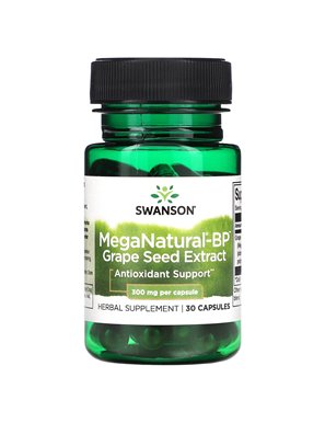 Swanson, MegaNatural-BP Grape Seed Extract, 300mg, 30 Capsules Swanson, MegaNatural-BP Grape Seed Extract, 300mg, 30 Capsules
