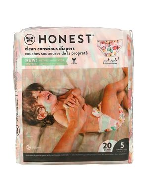 The Honest Company, Honest Diapers, Größe 5, 27+ lbs, Wingin It, 20 Windeln The Honest Company, Honest Diapers, Größe 5, 27+ lbs, Wingin It, 20 Windeln