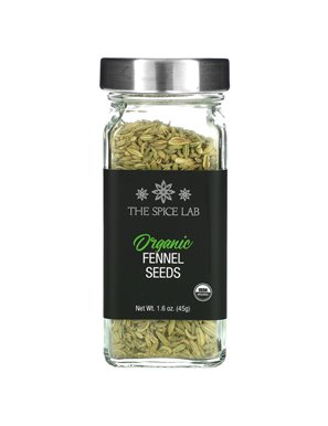 The Spice Lab, Organic Fennel Seeds, 1.6 oz (45 g) The Spice Lab, Organic Fennel Seeds, 1.6 oz (45 g)