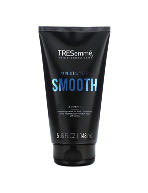Tresemme, Jedno Krok, Gładkie, 5 w 1 Krem Ułatwiający Ujarzmianie, Dla Grubych i Puszących Włosów, 5 uncji (148 ml) Tresemme, Jedno Krok, Gładkie, 5 w 1 Krem Ułatwiający Ujarzmianie, Dla Grubych i Puszących Włosów, 5 uncji (148 ml)
