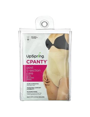 UpSpring, C Panty, Post C-Section Care with Silicone Panel, Large/X-Large, Nude, 1 Count