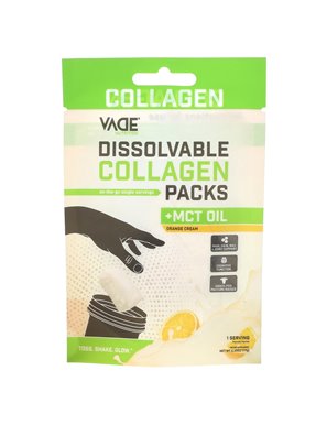 Vade Nutrition, Dissolvable Collagen Packs, + MCT Oil, Orange Cream, 0.6 oz (17 g) Vade Nutrition, Dissolvable Collagen Packs, + MCT Oil, Orange Cream, 0.6 oz (17 g)