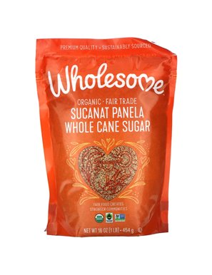 Gesunde Süßstoffe, Bio-Sucanat-Panela, Vollrohrzucker, 16 oz (454 g)